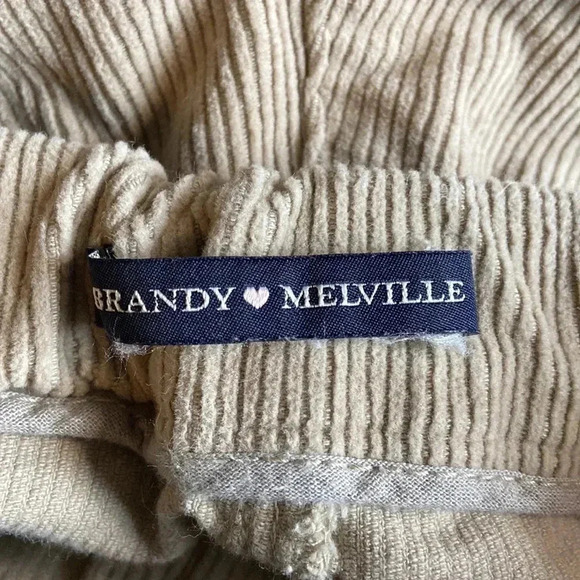 Brandy 💗 Melville  | Cropped Corduroy Pants - Picture 4 of 7